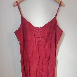 Red Linen Sundress